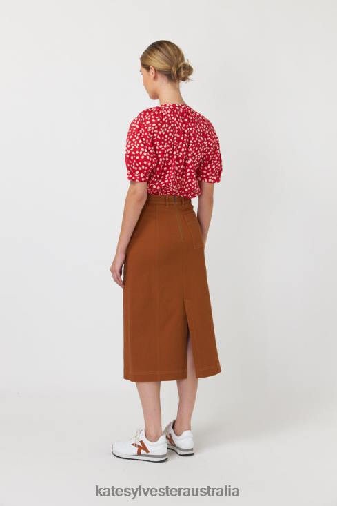 Pebbles blouse Red Kate Sylvester Women Clothing 4T0D231