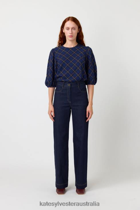 Plaid top Ink Kate Sylvester Women Clothing 4T0D168