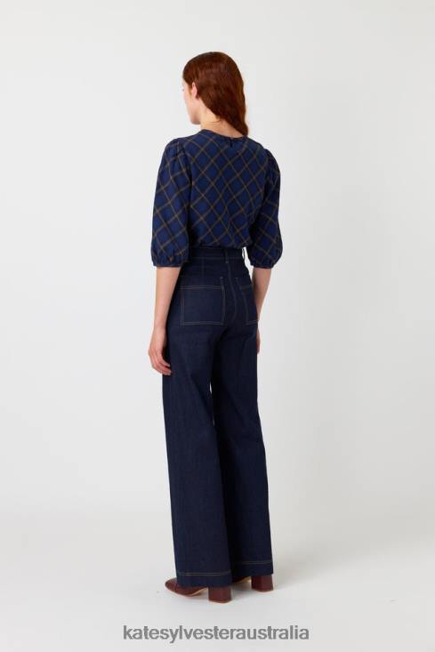 Plaid top Ink Kate Sylvester Women Clothing 4T0D168