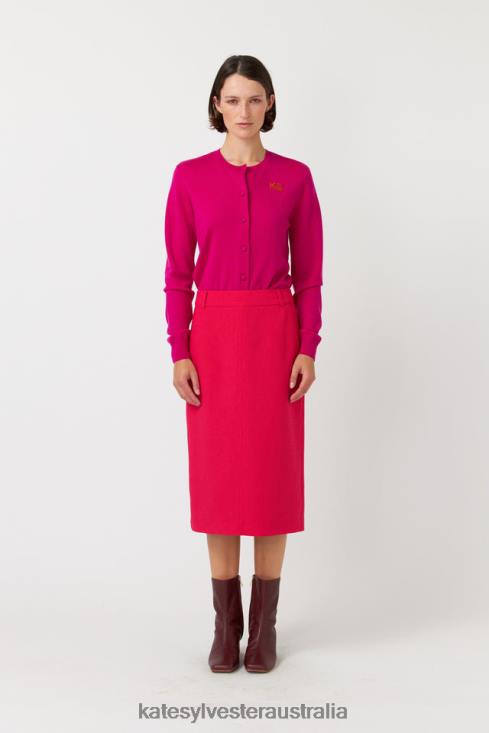 Polly cardigan Fuchsia Kate Sylvester Women Clothing 4T0D173