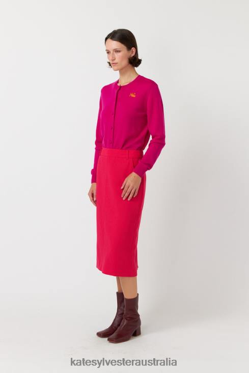 Polly cardigan Fuchsia Kate Sylvester Women Clothing 4T0D173