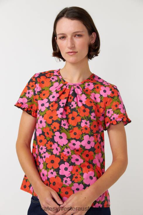 Pop top Pink orange Kate Sylvester Women Clothing 4T0D235