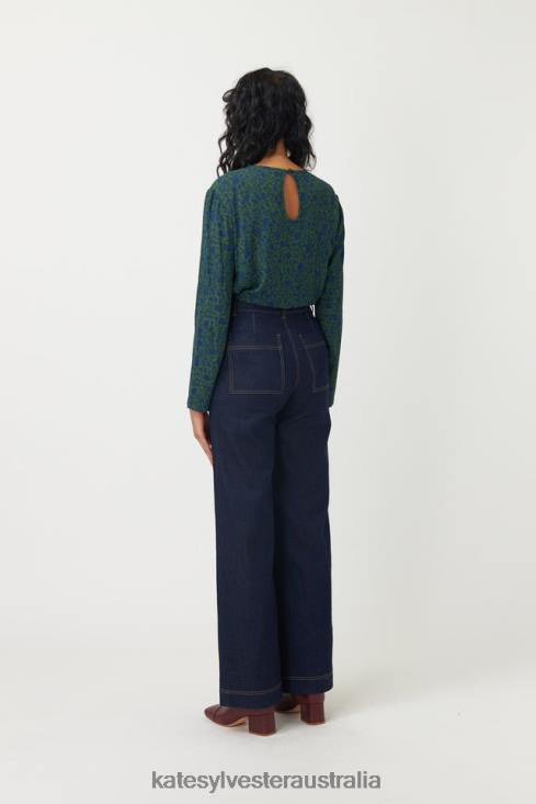 Rosa Top Emerald Kate Sylvester Women Clothing 4T0D32