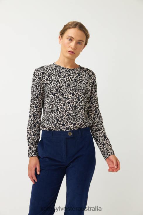 Rosa Top Ivory Kate Sylvester Women Clothing 4T0D4