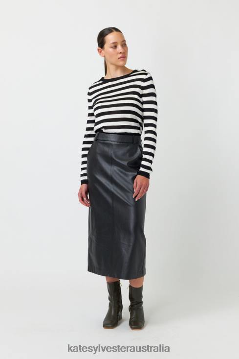 Tammy jumper Black stripe Kate Sylvester Women Clothing 4T0D207