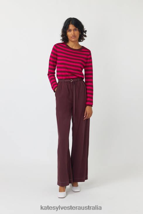 Tammy jumper Pink stripe Kate Sylvester Women Clothing 4T0D201