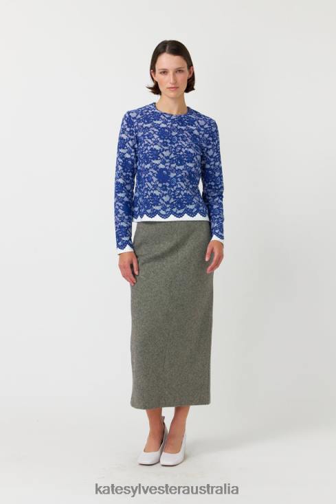 Tina top Navy Kate Sylvester Women Clothing 4T0D167