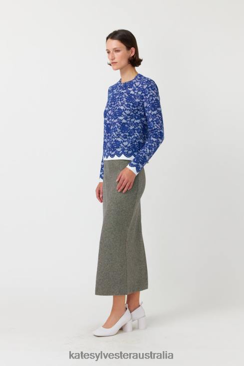 Tina top Navy Kate Sylvester Women Clothing 4T0D167