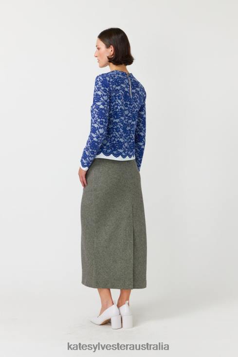 Tina top Navy Kate Sylvester Women Clothing 4T0D167