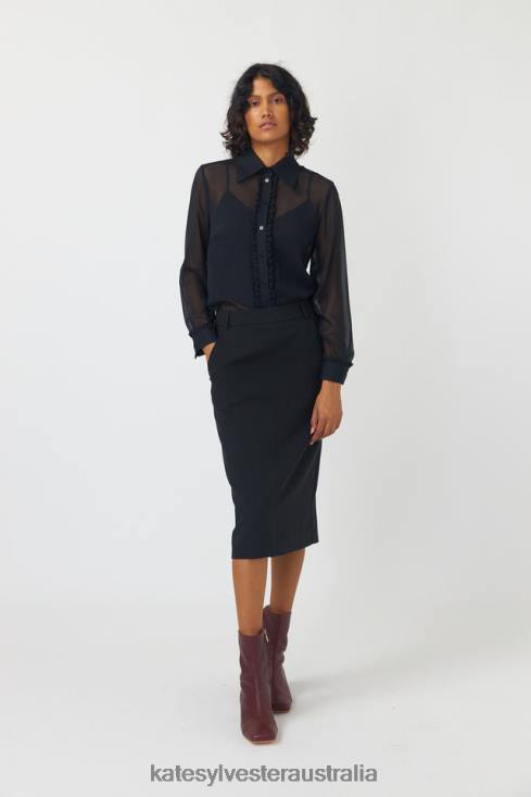 Valetta shirt Black Kate Sylvester Women Clothing 4T0D211