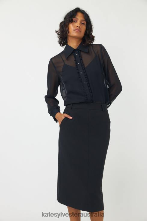 Valetta shirt Black Kate Sylvester Women Clothing 4T0D211