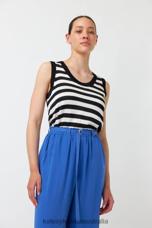 Venetia tank Black stripe Kate Sylvester Women Clothing 4T0D209