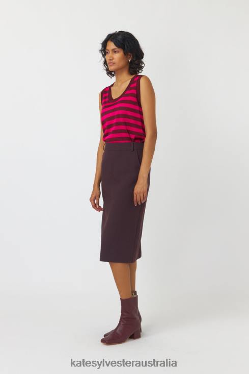 Venetia tank Pink stripe Kate Sylvester Women Clothing 4T0D203