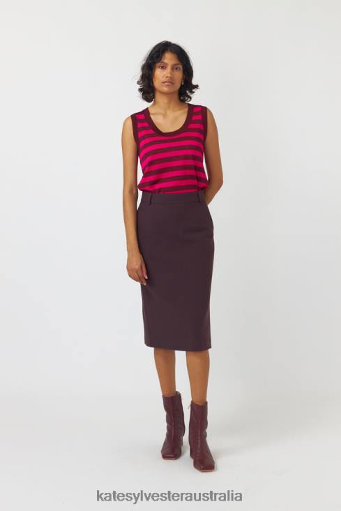 Venetia tank Pink stripe Kate Sylvester Women Clothing 4T0D203