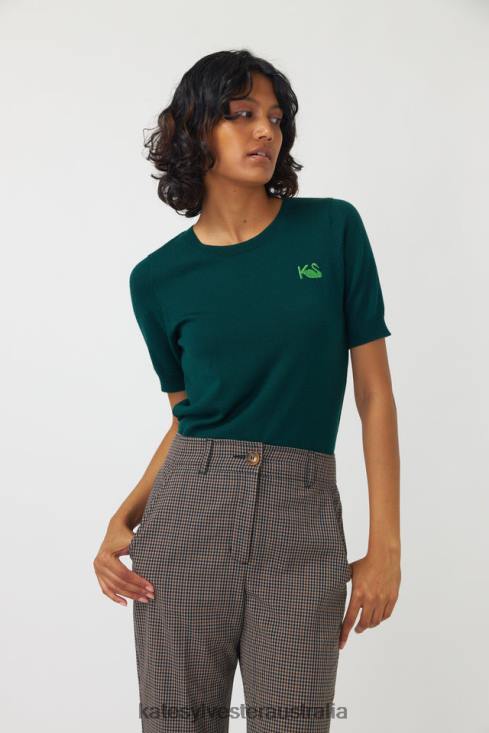 Checked trouser Mocha Kate Sylvester Women Clothing 4T0D244