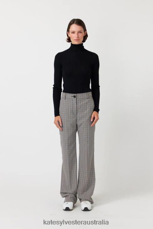Checked trouser Sandstone Kate Sylvester Women Clothing 4T0D246