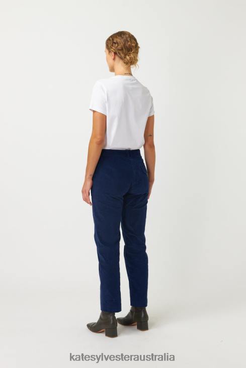 Cord Trouser Ink Kate Sylvester Women Clothing 4T0D23