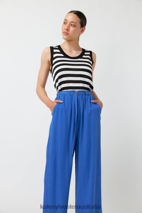 Dee trouser Blue Kate Sylvester Women Clothing 4T0D252