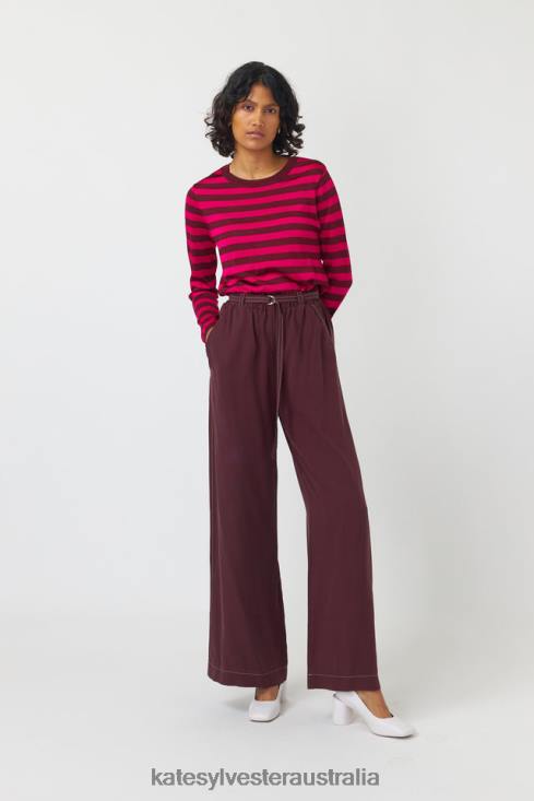 Dee trouser Plum Kate Sylvester Women Clothing 4T0D251