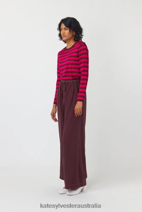 Dee trouser Plum Kate Sylvester Women Clothing 4T0D251