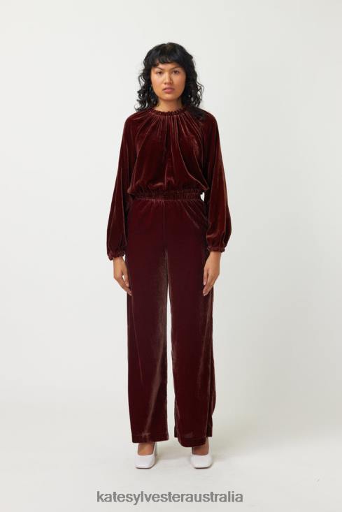 Koo Trouser Espresso Kate Sylvester Women Clothing 4T0D39