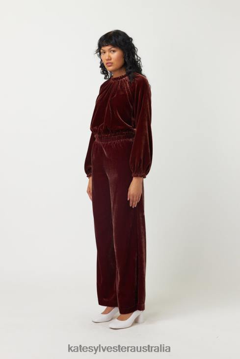 Koo Trouser Espresso Kate Sylvester Women Clothing 4T0D39