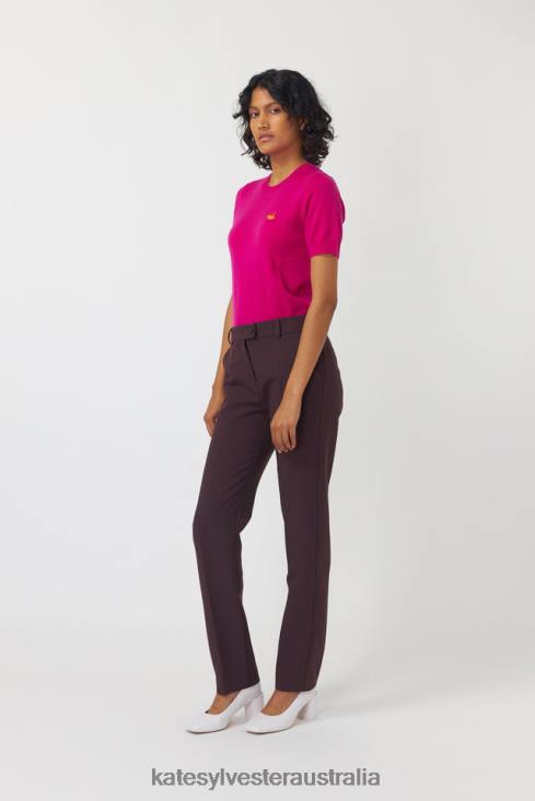 Leonard trouser Mahogany Kate Sylvester Women Clothing 4T0D249