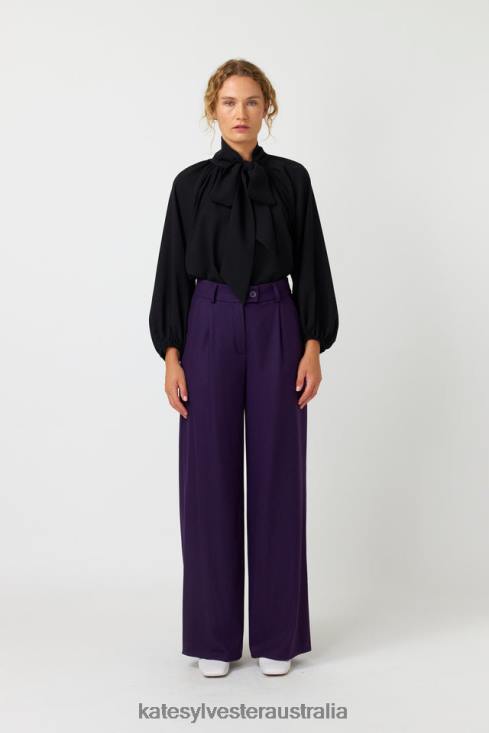 Morris trouser Purple Kate Sylvester Women Clothing 4T0D242