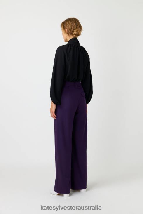 Morris trouser Purple Kate Sylvester Women Clothing 4T0D242