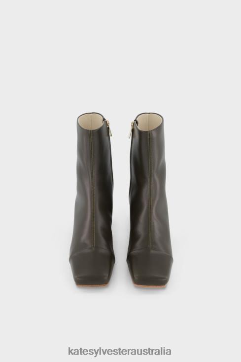Square toe boot Olive Kate Sylvester Women Shoes 4T0D79